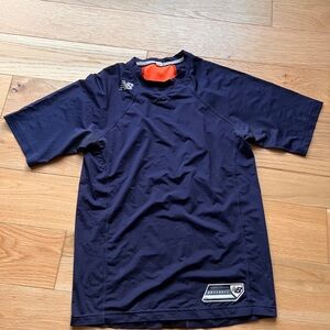 New Balance Navy Blue Short Athletic Sleeve Tee